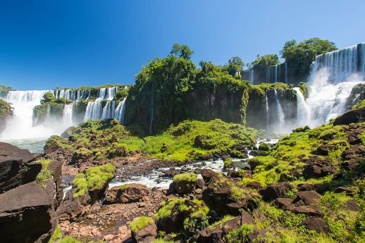 Passarelas das Cataratas do Iguacu no lado argentino